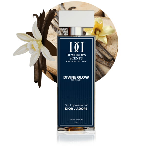 Divine Glow  <span class="title-span"><br> Our Impression of<br> <span style="font-weight: 600 !important;">Dior J'adore</span></span>